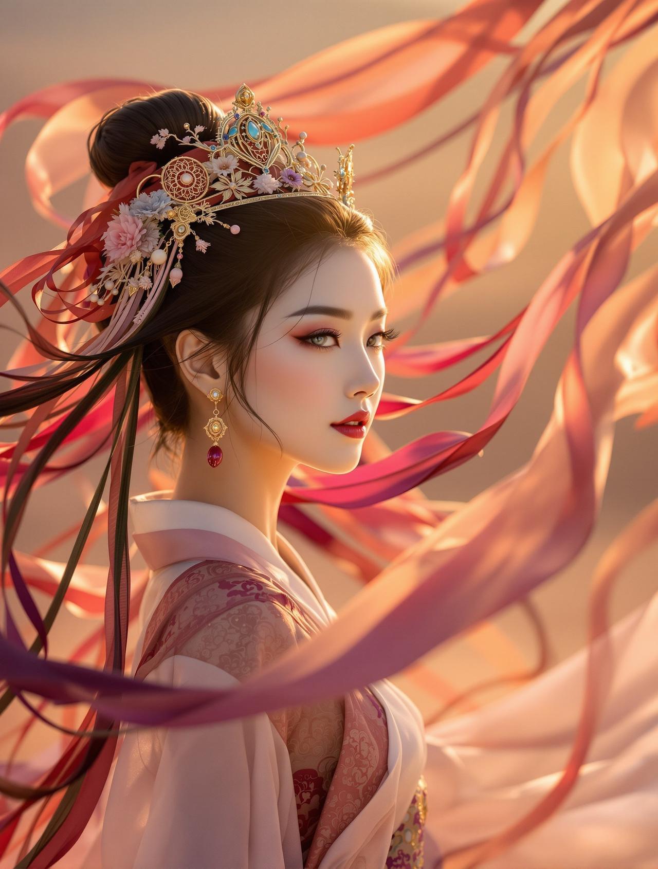 敦煌飞天的梦幻